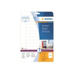 Herma special - etquettes en papier pour cassette vido mat autocolllant permanent - blanc - 147, 3 x ...