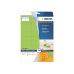 Herma special - etquettes en papier fluorescent mat autocolllant permanent - vert phosphorescent - 63. ...