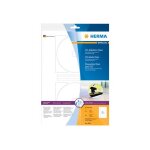 Herma special maxi - etiquettes de cd / dvd en papier opaques mates autocollantes permanentes - blanc ...