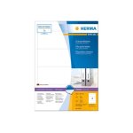 Herma special - papier - mat - auto - adh�sif permanent - blanc - 192 x 59 mm 400 �tiquette(s) (100 feuille(s) ...