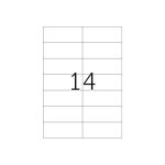 Herma special - papier - mat - auto - adh�sif permanent - jaune - 105 x 42. 3 mm 280 �tiquette(s) (20 ...