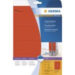 Herma special - papier - mat - auto - adh�sif permanent - perfor� - rouge - 192 x 61 mm 80 �tiquette(s) ...
