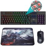 Hiditec pack gk400 clavier souris incluse gaming usb noir