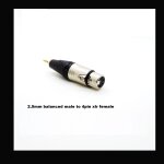 Hifi neutrik 4 pin xlr do 4. 4mm 3. 5mm 2. 5mm pentaconn adapter m?ski na ?e?ski