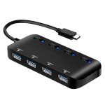 Hilewa (type c) vente - agility full usb socket hub de rallonge usb 3. 0 ultra slim multi - port usb ...