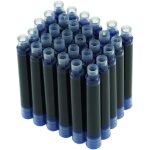 Hongdian cartouches d'encre pour stylo plume de couleur bleue, paquet de 30 cartouches de recharge d'encre, ...