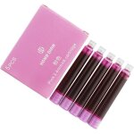 Hongdian cartouches d'encre pour stylo plume de couleur rose, paquet de 30 cartouches de recharge d'encre, ...