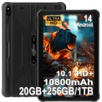 Hotwav r10 pro tablette incassable 2025 - 20go + 256go / tf 1to android 14 tablette, 10080mah battery, ...