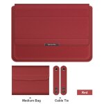 Housse en cuir pu pour ordinateur portable, �tui �tanche pour macbook air pro dell hp lenovo asus de ...