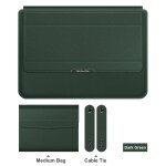Housse en cuir pu pour ordinateur portable, tui tanche pour macbook air pro dell hp lenovo asus de ...