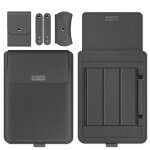 Housse en cuir pu pour ordinateur portable, tui pour macbook air pro 13 notebook , housse pour hp lenovo ...