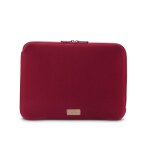 Housse d'ordin. port.  jersey , de 34 - 36cm (13, 3  - 14, 1 ), bordeaux