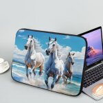 Housse d'ordinateur pour homme et femme - pour ordinateur portable de 17 pouces - facile a nettoyer - ...
