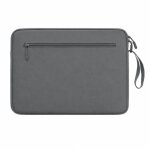 Housse ordinateur portable 14 pouces d�perlante rembourr�e avec poche et poign�e gris yonis