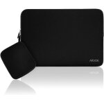 Housse pour ordinateur portable 15 pouces avec sac suppl�mentaire / etui pour ordinateur portable en ...