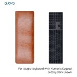 Housse de pochette ultra - fine pour clavier apple magic, �tui en cuir microfibre pour ordinateur portable ...