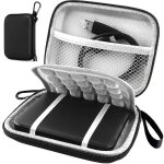 Housse de protection noire antichoc / tui rigide / sac / botier de disque dur pour disque dur externe ...