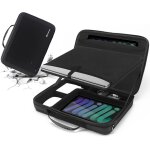 Housse rigide pour macbook pro 16 , sacoche de transport compatible avec macbook pro 16  / 15, 4  2021, ...