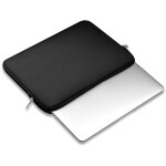 Housse de sacoche pour ordinateur portable pour mac macbook air pro 11. 6 13. 3 15. 4 pouces, noir
