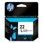 Hp 22 - couleur (cyan, magenta, jaune) - original - cartouche d'encre - pour deskjet f2185, f2187, f2210, ...