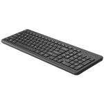 Hp 225 - clavier - disposition des zones 2, 5 - sans fil - 2. 4 ghz - fran�ais - noir