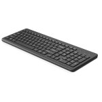Hp 225 - clavier - disposition des zones 2, 5 - sans fil - 2. 4 ghz - franais - noir