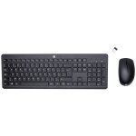 Hp 230 wireless mouse and keyboard combo pack clavier souris bureau rf sans fil azerty belge noir