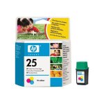 Hp 25 - 19. 5 ml - couleur (cyan, magenta, jaune) - original - cartouche d'encre - pour deskjet 340, ...
