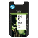 Hp 300 - pack de 2 - noir, couleur (cyan, magenta, jaune) - original - cartouche d'encre - pour deskjet ...