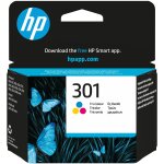Hp 301 (ch562ee) cartouche d'encre 3 couleurs (cyan, magenta, jaune) deskjet authentique