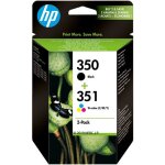 Hp 350 / 351 pack de 2 cartouches d'encre noir et couleurs (cyan, magenta, jaune) sd412ee