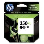 Hp 350xl - cartouches d'encre - 1 x noir - 1000 pages - blister avec alarme de rf