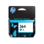 Hp 364 (cb318ee) - cartouche cyan 300 pages - original - pour deskjet 35xx; photosmart 55xx, 55xx b111, ...