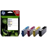 Hp 364 (n9j73ae) - pack de 4 cartouches d'encre originales - noir, cyan, magenta, jaune