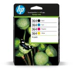 Hp 364 (n9j73ae) - pack de 4 cartouches d'encre originales - noir, cyan, magenta, jaune