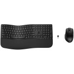 Hp 680 cft dual - mode kb / mse combo fr pack clavier souris maison rf sans fil + bluetooth noir