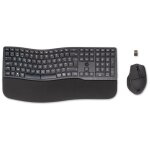 Hp 680 comfort dual - mode keyboard and mouse combo pack clavier souris maison rf sans fil + bluetooth ...