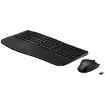 Hp 685 cft dual - mode kb / mse combo pack clavier souris bureau rf sans fil + bluetooth noir