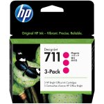 Hp 711 pack de 3 cartouches d'encre designjet magenta, 29 ml
