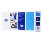 Hp 80 - 17 ml - cyan - t�te d'impression avec nettoyeur - pour designjet 1050c, 1050c plus, 1055cm, 1055cm ...