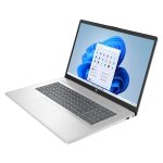 Hp laptop 17 - cn3056nf - 17. 3  n - series n100 4 go ram 128 go ssd argent azerty