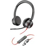 Hp poly micro - casque poly blackwire 8225 st�r�o usb - c + adaptateur usb - c / a