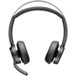 Hp poly micro - casque poly voyager focus 2 usb - c - c + adaptateur usb - c / a