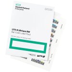 Hpe lot d'�tiquettes � code - barres lto - 8 ultrium rw