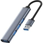 Huag - hub usb adaptateur multiport 4 en 1 contient 1 port usb 3. 0 et 3 ports usb 2. 0 pour macbook ... Huag - hub usb adaptateur multiport 4 en 1 contient 1 port usb 3. 0 et 3 ports usb 2. 0 pour macbook ...