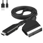 Huag - mizikuu convertisseur pritel vers hdmi, cble adaptateur tout - en - un avec rsolution hd 1080p ...