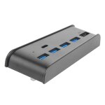 Hub 6 en 1 avec 5 ports usb a + 1 usb c pour console de jeu sony ps5 playstation 5, dition numrique, ...