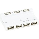 Hub 7 ports usb 2. 0 desktop auto - alimente