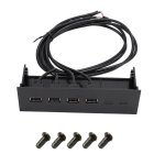 Hub de panneau avant usb 5, 25 pouces, 4 ports, haute vitesse, stable, plug and play, lecteur optique, ... Hub de panneau avant usb 5, 25 pouces, 4 ports, haute vitesse, stable, plug and play, lecteur optique, ...