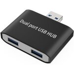 Hub r�partiteur double usb 3. 0, 2 ports pour ordinateur portable, adaptateur de transfert de donn�es ...